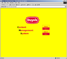 Duyvis CMS, by New Message.